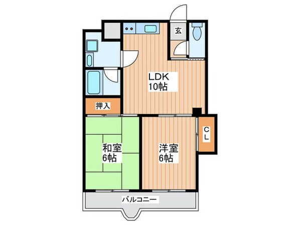 ロ－タリ－マンション大日の物件間取画像